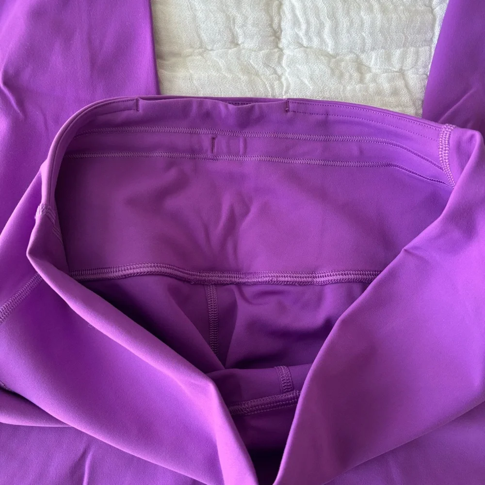 Lululemon Wunder Train High Rise Crop with Pockets - 23” - moonlit magenta - Picture 5 of 7